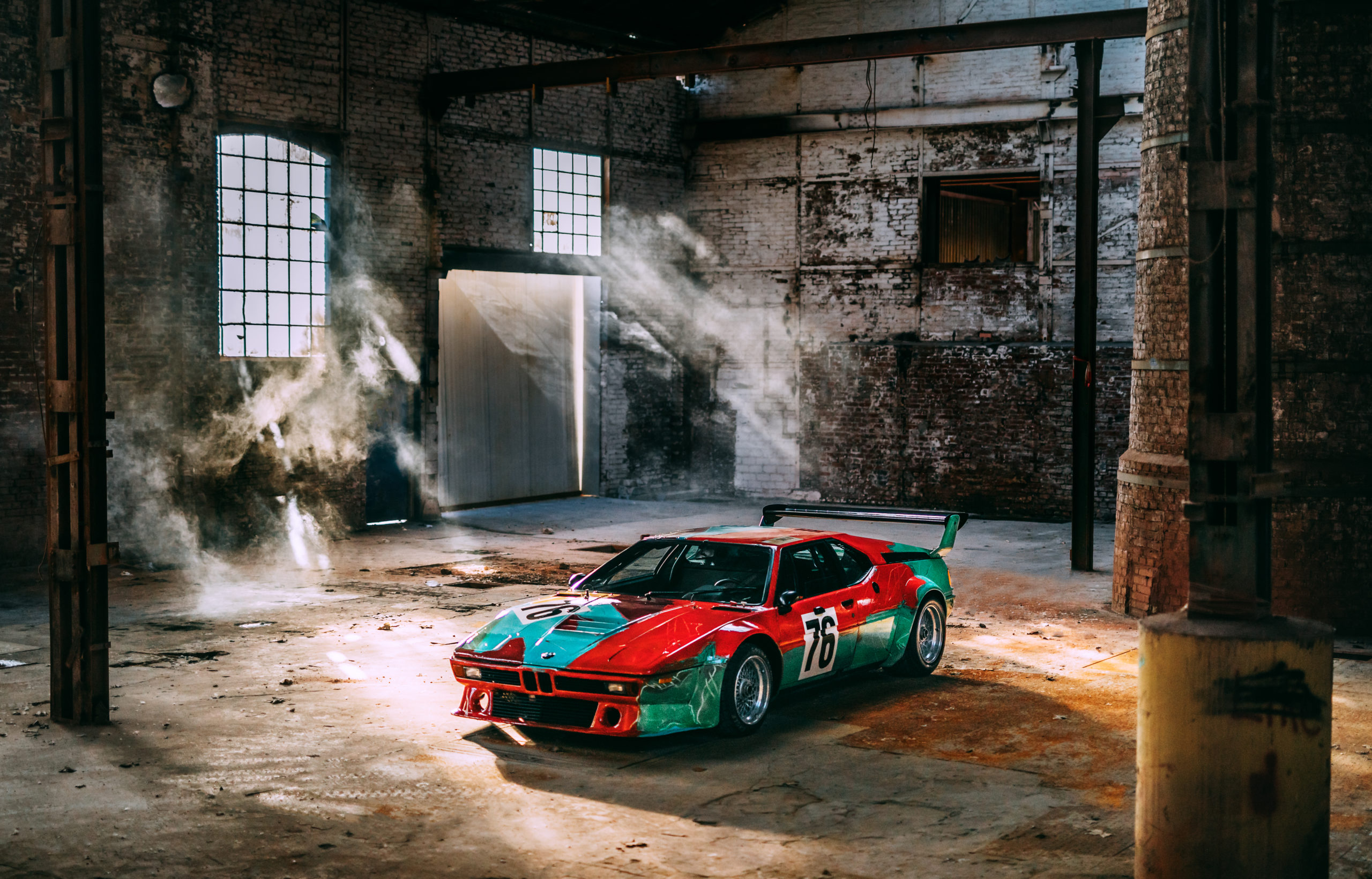 BMW Art Car by Andy Warhol, 1979. Courtesy of BMW Group Culture