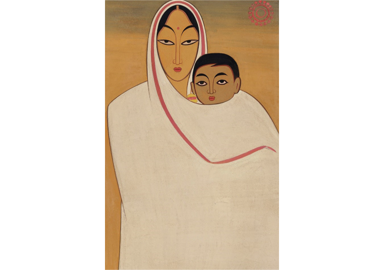 Jamini Roy. Mother and Child, 1921. Courtesy of DAG