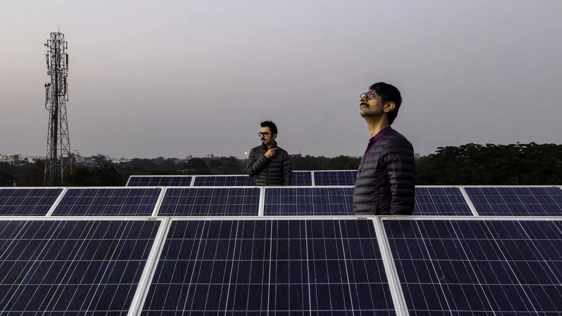 The artists pose for us in their Gurugram studio, 2018 Photo credit: Suryan & Dang © India Art Fair