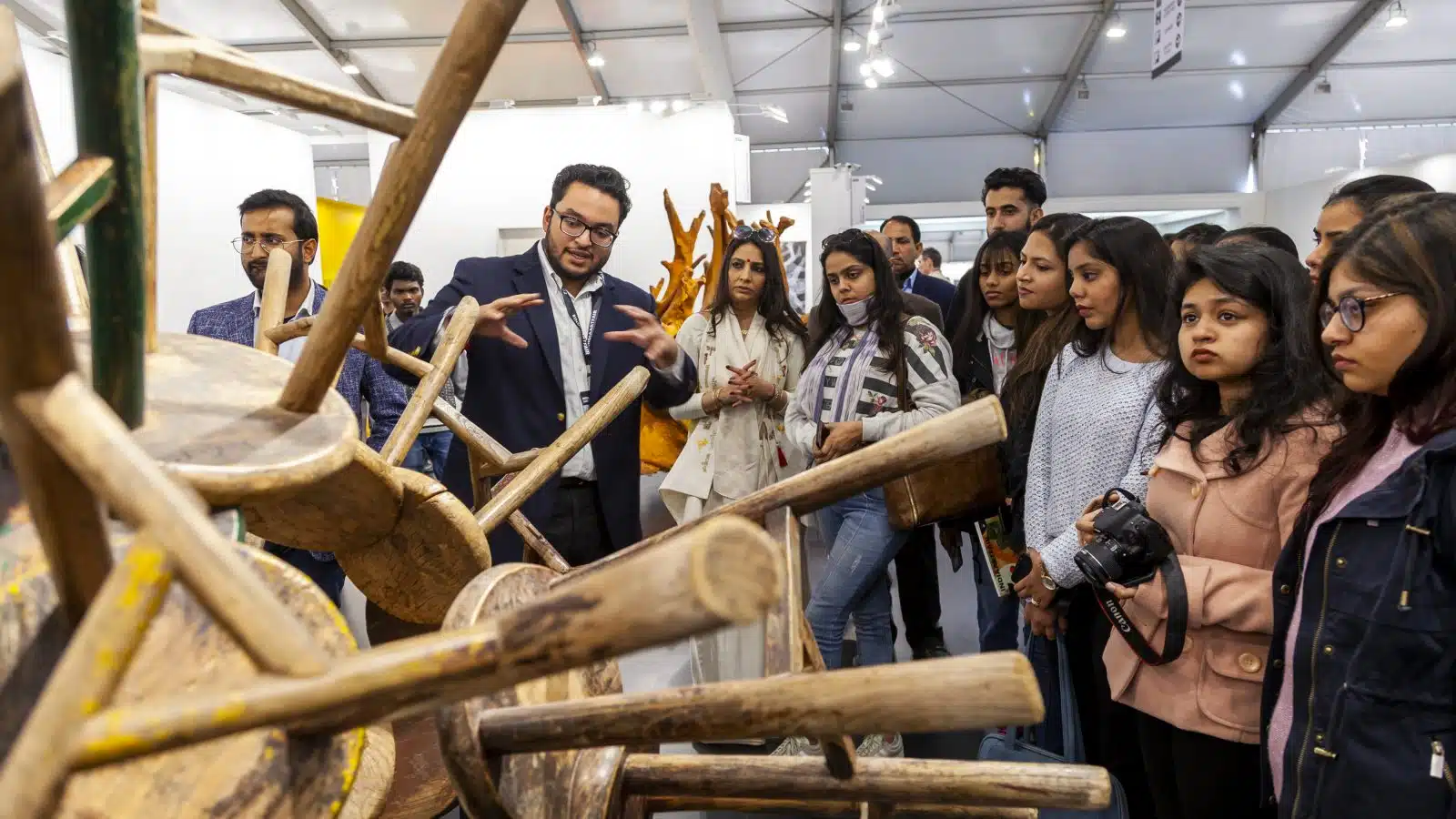 neugerriemschneider. Installation view, 2020. Courtesy of India Art Fair