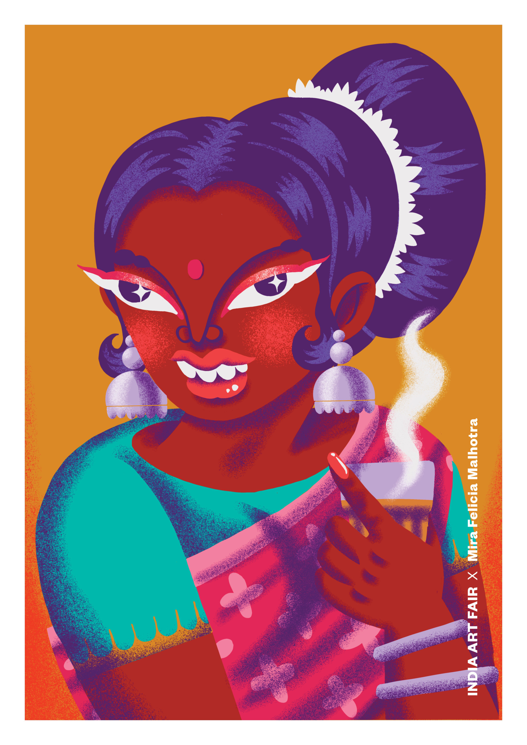 Saali Gharwali, Mira Felicia Malhotra. Digital Artists in Residence, India Art Fair 2023.