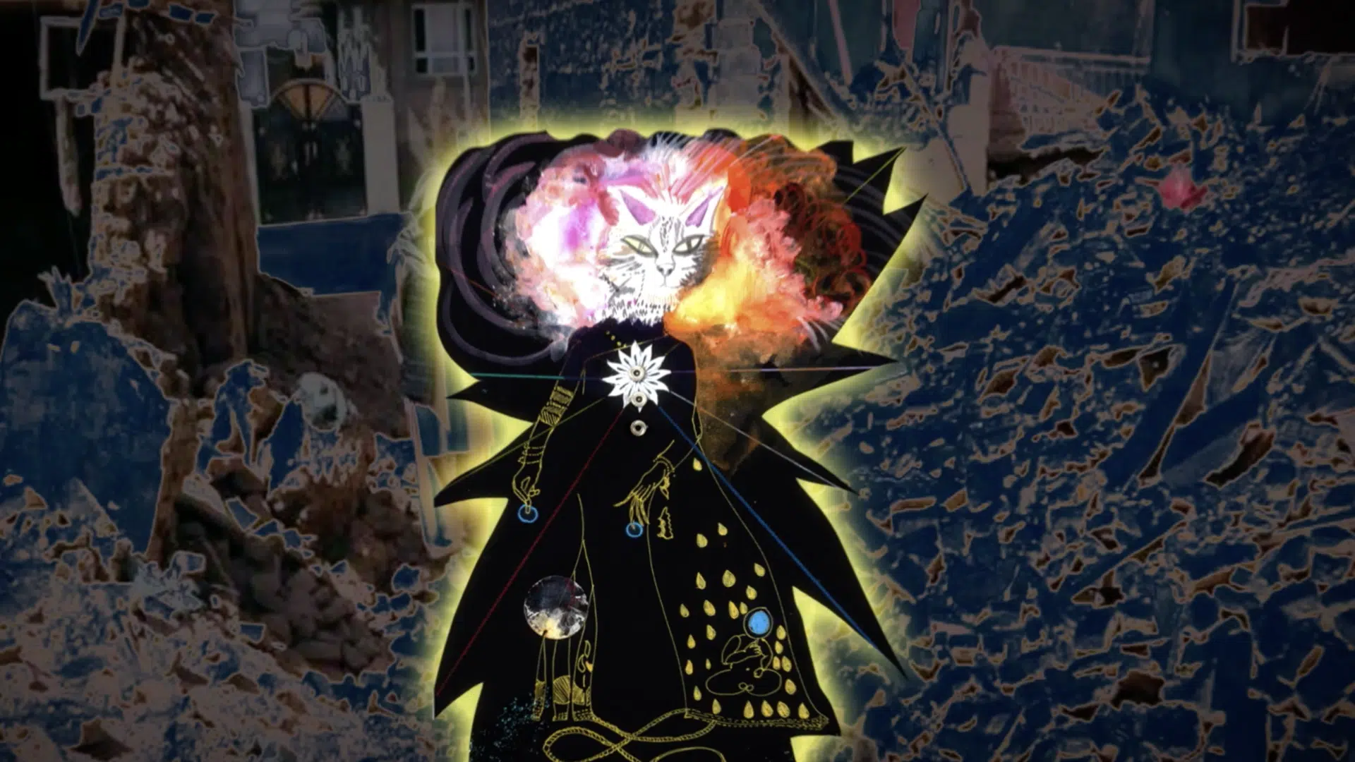 Chitra Ganesh. Orchid Meditations, 2023. Courtesy of Gallery Espace.