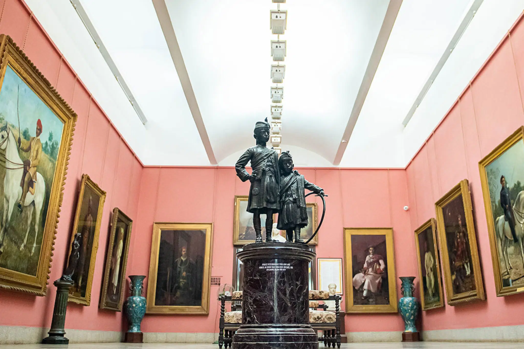 The Maharaja Fatehsingh Museum, housed within the Laxmi Vilas Palace in Vadodara, displays a vast collection of Raja Ravi Varma's paintings and is a popular destination for both tourists and city dwellers