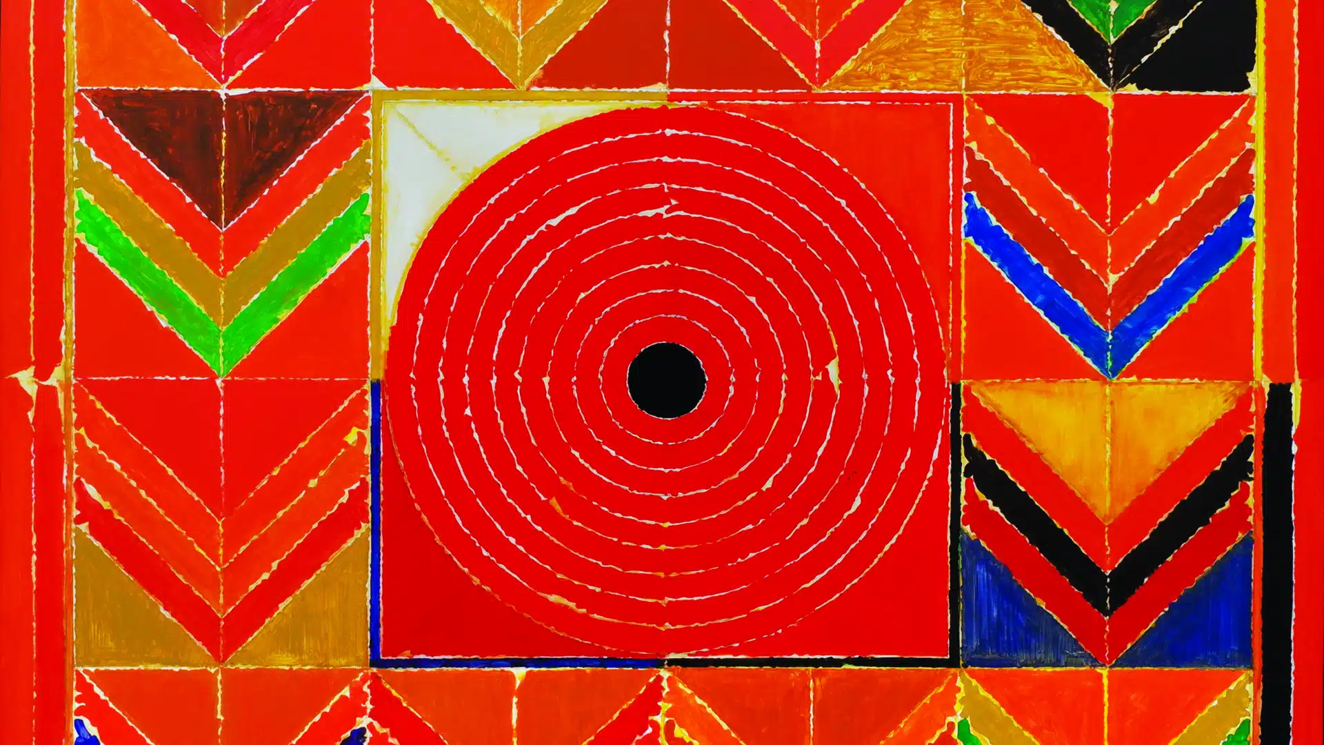 S.H. Raza. Nidhi, 1988. Courtesy of Dhoomimal Art Gallery.