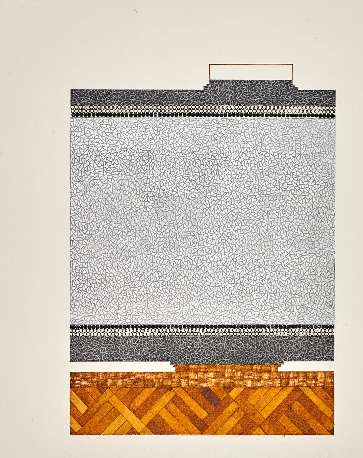 Vishwa Shroff. Memoria Manet 5, 2022. Watercolour and Ink on Paper. Courtesy of TARQ.