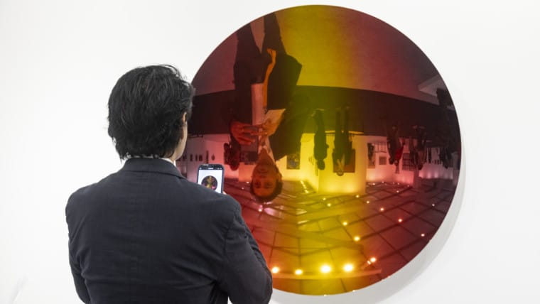 India Art Fair 2023, Installation view. Courtesy of India Art Fair.