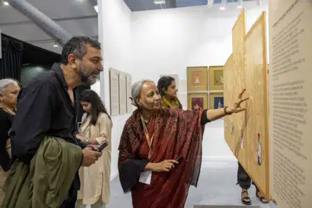 India Art Fair 2023, installation view. Courtesy of India Art Fair.