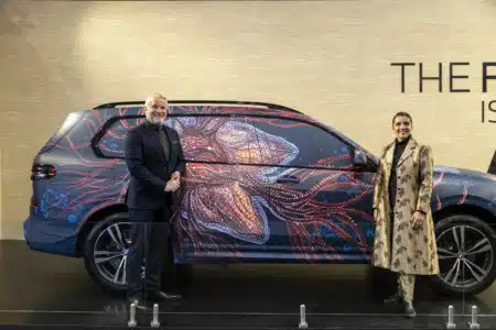 India Art Fair 2023, 'The Future is Born of Art' Commission. Courtesy of India Art Fair.