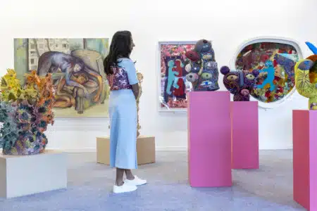 India Art Fair 2023, installation view. Courtesy of India Art Fair.