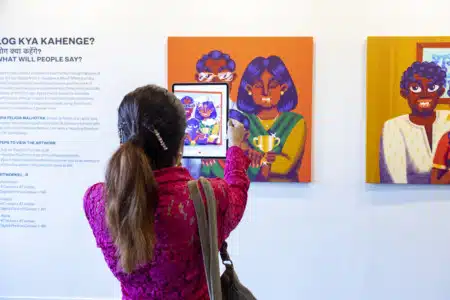 India Art Fair 2023, Installation view. Courtesy of India Art Fair.