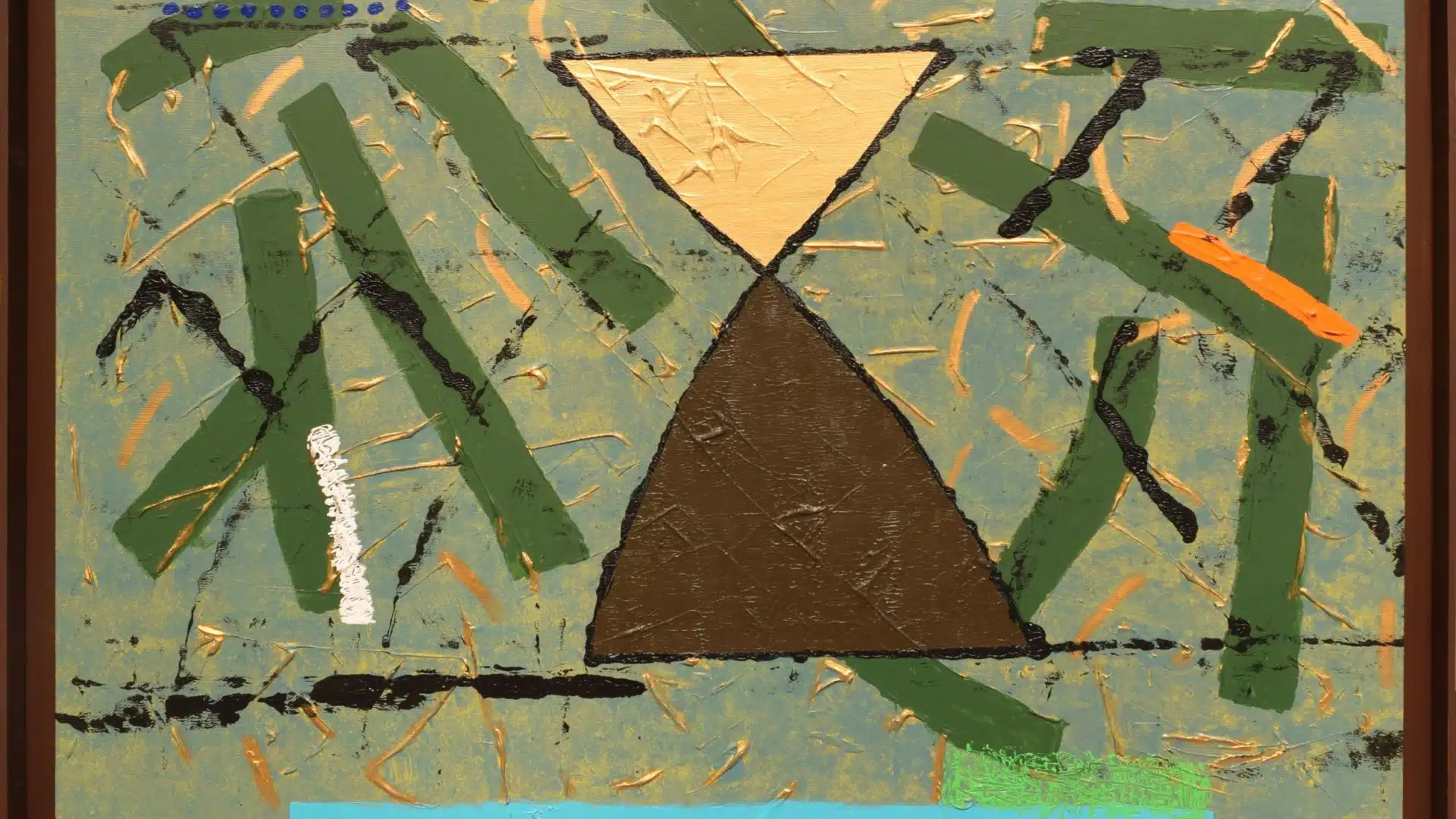 S. Harshavardhana, Untitled, 2023, Mixed media on canvas